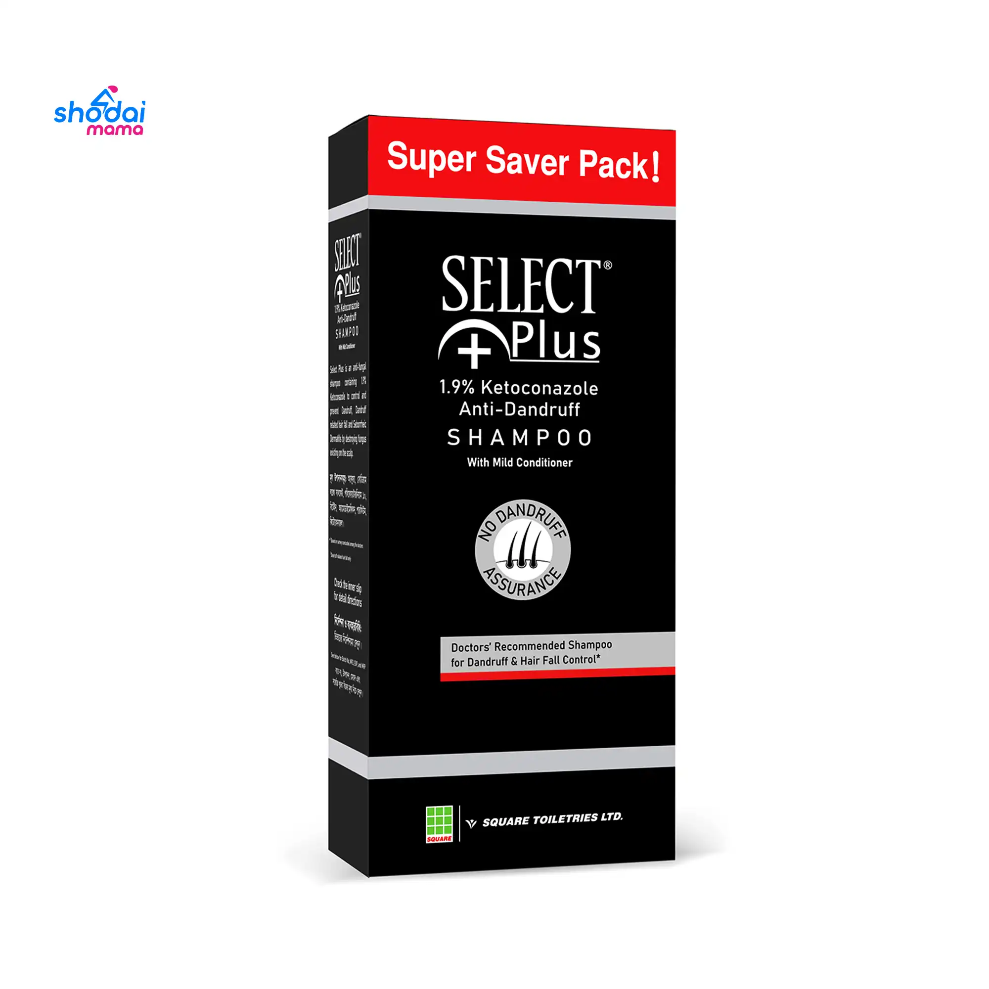 Select Plus Anti-Dandruff Shampoo 200ml